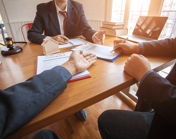 Contract discussion meeting