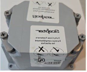 Egg carton with a label showing expiration date and product details.