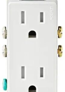 White electrical outlet adapter with multiple plug sockets.