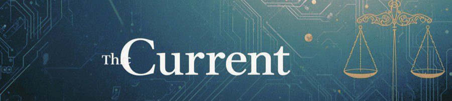 Close-up of a circuit board background with the word 'Current' partially visible.